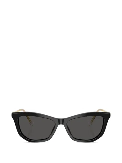 Swarovski Geometric-frame Sunglasses In Black