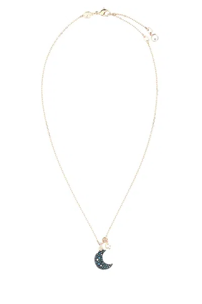 Swarovski Gold Metal Luna Necklace
