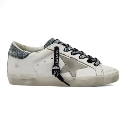 Pre-owned Swarovski Golden Goose Superstar Classic Sneakers With  - Leather - White $985