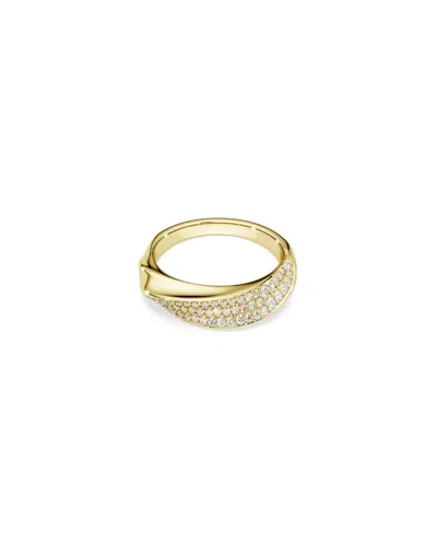 Swarovski Gold-tone And Sterling Silver-plated White Crystals Ring