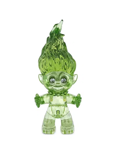 Swarovski Good Luck Trolls Embellished Figurine In Animal Print