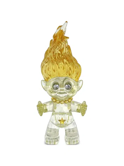 Swarovski Good Luck Trolls Faceted Ornament In Multi