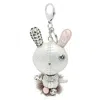 Swarovski Gray Rabbit Mathilde Bag Charm In Multi