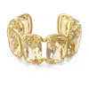 Swarovski Harmonia Crystal Cuff Bracelet In Gold Tone