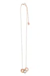 Swarovski Women's Hint Necklace In Pink