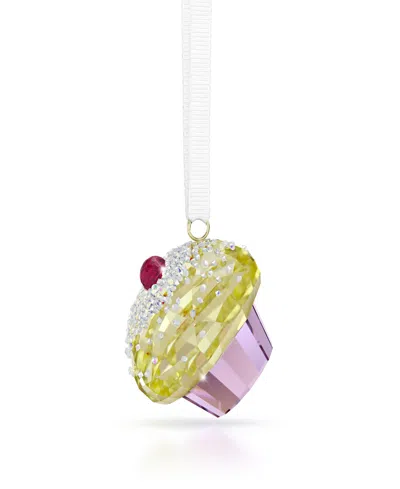 Swarovski Holiday Cheers Dulcis Cupcake Ornament In Multi