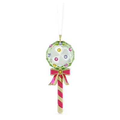 Swarovski Holiday Cheers Dulcis Lutscher Ornament In Multi