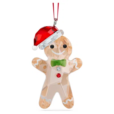 Swarovski Holiday Cheers Lebkuchenmann Ornament In Neutral