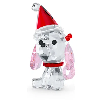 Swarovski Holiday Cheers Pudel In White