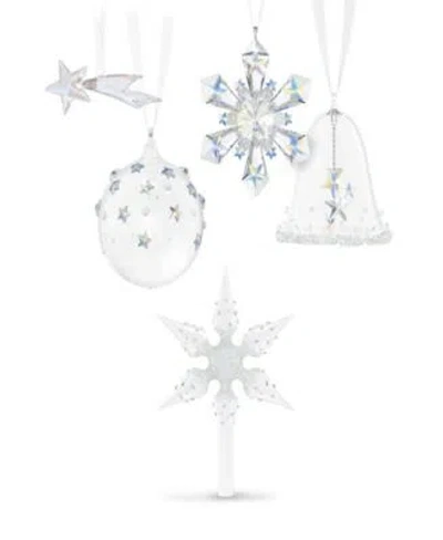 Swarovski Holiday Magic Classics Ornament Collection In Transparent