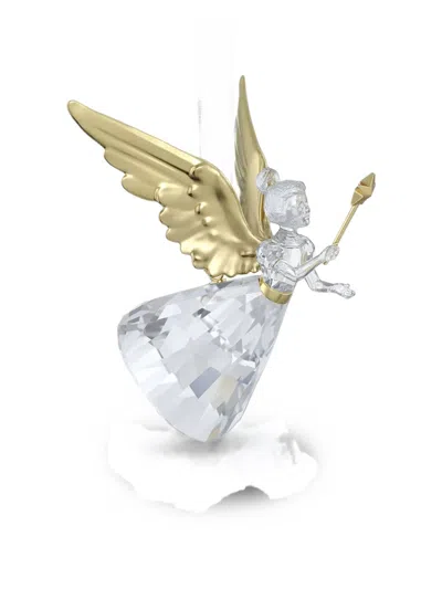 Swarovski Holiday Magic Crystal-embellished Angel Ornament (7.8cm X 6.2cm X 6.5cm) In Multi
