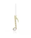 Swarovski Holiday Magic Music Note Ornament In Gold