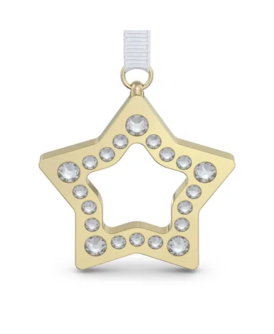 Swarovski Holiday Magic Small Star Ornament In Gold
