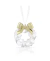 Swarovski Holiday Magic Wreath Ornament In White