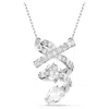 Swarovski Hyperbola Spiral Pendant Necklace In Weiss