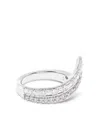 Swarovski Hyperbola Band Ring In Silver