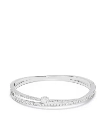 Swarovski Hyperbola Bangle In 银色