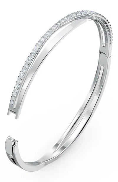 Swarovski Hyperbola Bangle In Silver