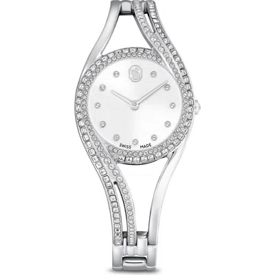 Swarovski Hyperbola Bracelet Watch, 28mm In Silver