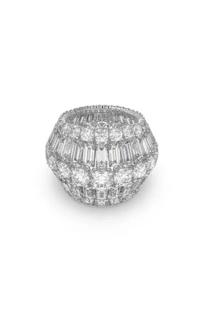 Swarovski Hyperbola Cocktail Ring In Neutral