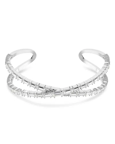 SWAROVSKI HYPERBOLA CROSSOVER CUFF BRACELET