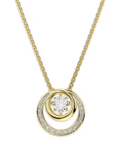 Swarovski Hyperbola Gold-tone Plated Necklace In Multi