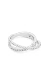 Swarovski Hyperbola Crystal-embellished Ring In Silver