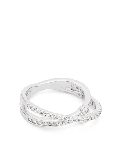 Swarovski Hyperbola Crystal-embellished Ring In Silver