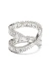 Swarovski Hyperbola Cubic-zirconia Ring In 银色