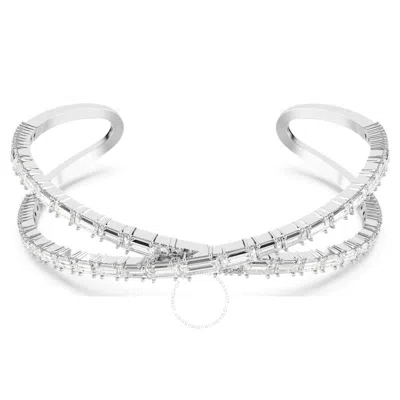 SWAROVSKI SWAROVSKI HYPERBOLA CUFF RHODIUM SHINY WHITE