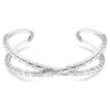 Swarovski Hyperbola Crystal-embellished Cuff Bracelet In White