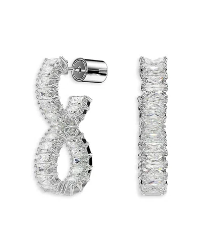 SWAROVSKI HYPERBOLA INFINITY INSIDE OUT HOOP EARRINGS