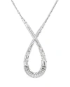 Swarovski Hyperbola Pendant Necklace In Silver