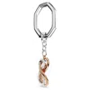Swarovski Hyperbola Key Ring Mixed Plating Crystal In White