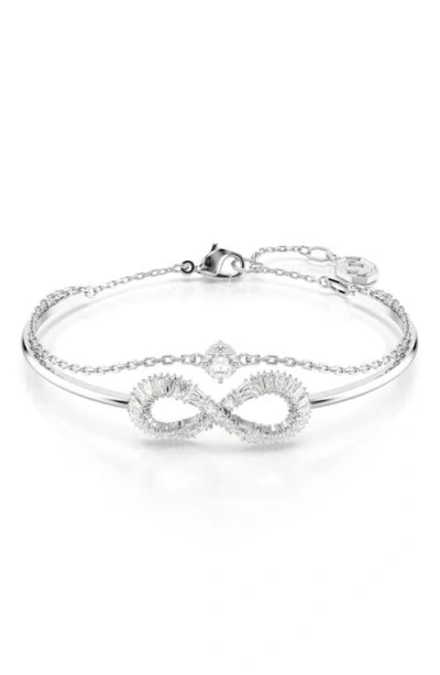 Swarovski Hyperbola Layered Bracelet In White