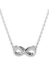 Swarovski Hyperbola Infinity Pendant Necklace, 15" + 2-3/4" Extender