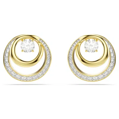 Swarovski Hyperbola Gold-tone Plated Stud Earrings