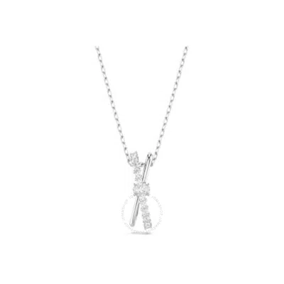 Swarovski Hyperbola Pendant 2 Band Rhodium Shiny White