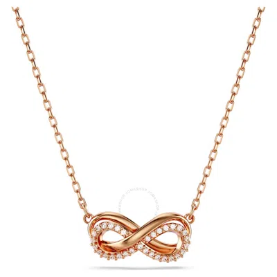 Swarovski Hyperbola Pendant Pave Rose Gold Shiny White