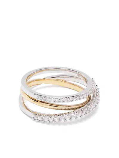 Swarovski Hyperbola Ring In Gold
