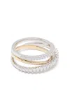 Swarovski Hyperbola Ring In Gold