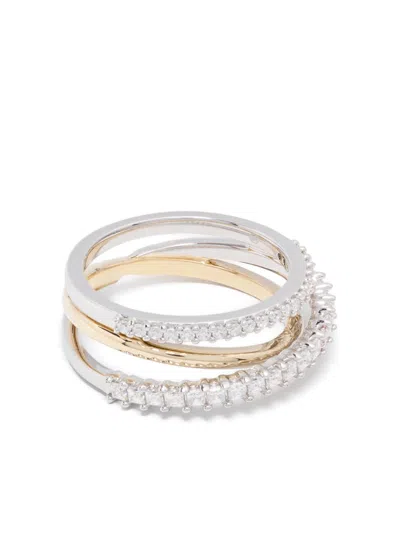 Swarovski Hyperbola Ring In Gold