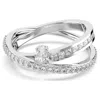 Swarovski Hyperbola Ring In White
