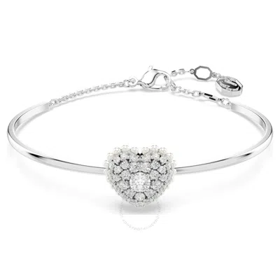 Swarovski Hyperbola Soft Bangle Hrt Rhodium Shiny White
