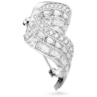 Swarovski Hyperbola Women's Brooch In Transparent