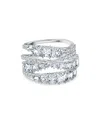 Swarovski Hyperbola Wrap Ring In Silver