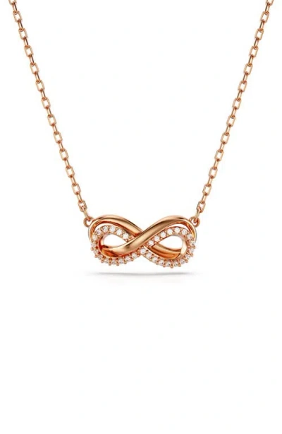 Swarovski Hyperbola Zirconia Pendant Necklace In White
