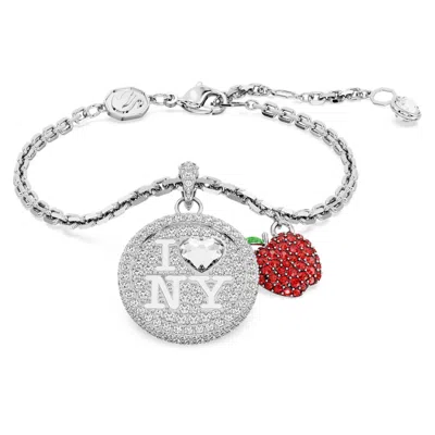 Swarovski I Love Ny Bracelet In Red