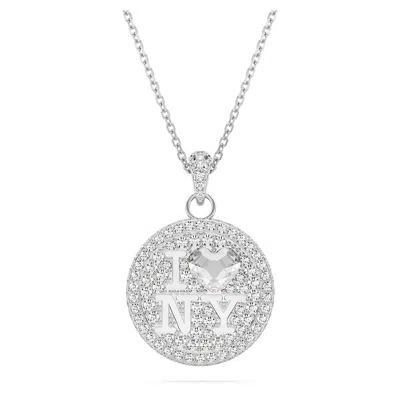 Swarovski I Love Ny Pendant In Metallic