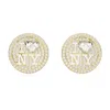 Swarovski I Love Ny Stud Earrings In White